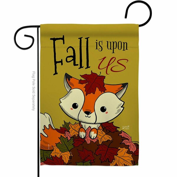 Patio Trasero 13 x 18.5 in. Fall is Upon Us Garden Flag with Harvest & Autumn Double-Sided  Vertical Flags PA3875704